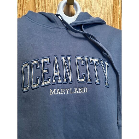 Ocean City Maryland Embroidered Blue Hoodie XL Men’s or Women’s - Picture 1 of 7